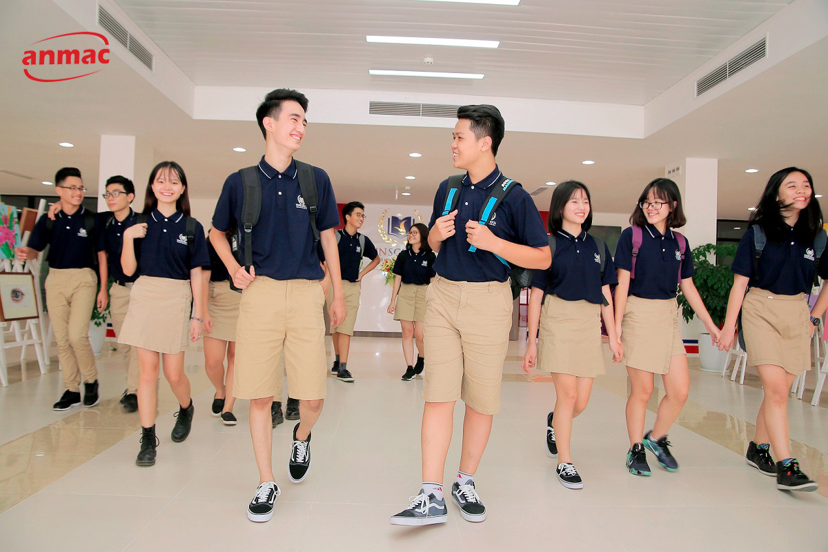 Đồng phục học sinh cấp 2 giá rẻ, chất lượng | ANMAC Việt Nam